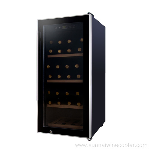 Red wine storage cabinet corner wine fridge